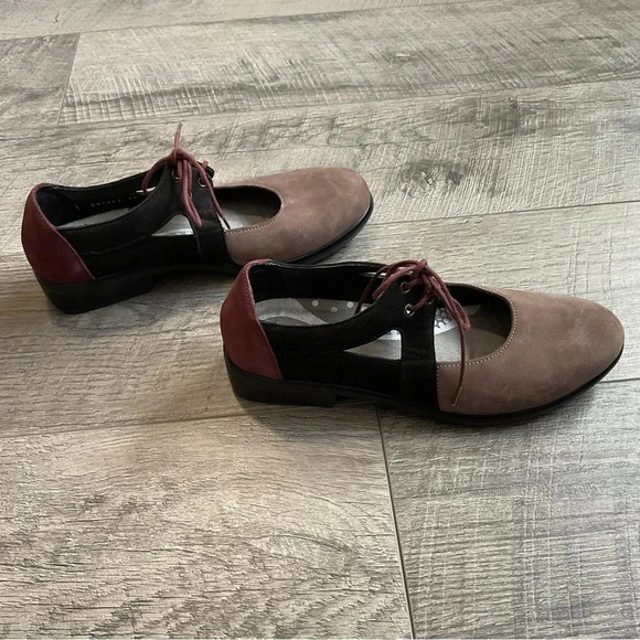 Naot Alisio Colorblock‎ Suede Lace Up Loafer Size 36 - Picture 1 of 10
